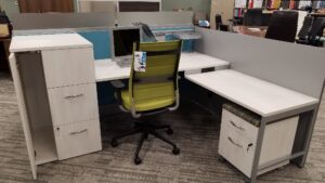 Office furniture in workstation